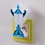 Ночник "Кубок" LED от сети МИКС 4х7х11,7 см