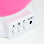 Ночник "Диско" LED бело-розовый11,5х11х14 см