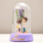 Ночник "Первая любовь" LED от батареек 3ААА МИКС 8х8х13 см