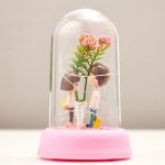 Ночник "Первая любовь" LED от батареек 3ААА МИКС 8х8х13 см