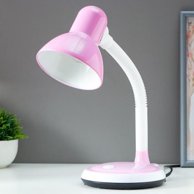 Лампа настольная 16113/1PK E27 40Вт розовый 14,5х16,5х40,5 см Лампа настольная 16113/1PK E27 40Вт розовый 14,5х16,5х40,5 см