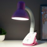 Лампа настольная 16114/1PK E27 40Вт розовый 12,5х13х44 см