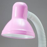 Лампа настольная 16114/1PK E27 40Вт розовый 12,5х13х44 см