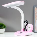 Лампа настольная с часами 16115/1 12хLED 2Вт МИКС 14х25х47 см