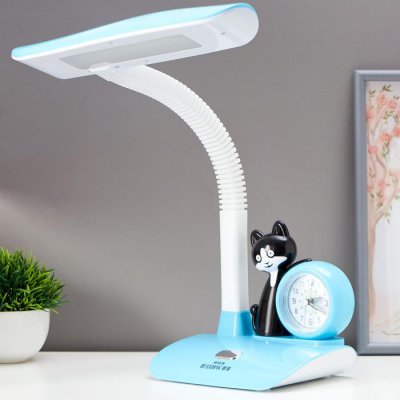 Лампа настольная с часами 16115/1 12хLED 2Вт МИКС 14х25х47 см