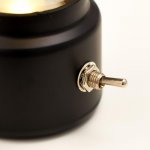 Ночник настольный 16058/1BK LED АКБ USB черный 5,8х5,8х11 см