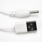 Ночник настольный 16058/1BK LED АКБ USB черный 5,8х5,8х11 см