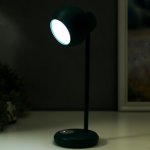 Лампа настольная 16044/1GR LED 4Вт 3 режима  АКБ USB зеленый 10,5х10,5х31 см