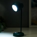 Лампа настольная 16044/1GR LED 4Вт 3 режима  АКБ USB зеленый 10,5х10,5х31 см