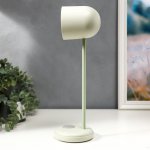 Лампа настольная 16045/1WT LED 4Вт 3 режима  АКБ USB белый 10,5х10,5х34,5 см