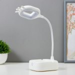 Лампа настольная 16048/1 12хLED 4Вт 3 режима  АКБ USB МИКС 9,5х12х39 см