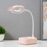 Лампа настольная 16048/1 12хLED 4Вт 3 режима  АКБ USB МИКС 9,5х12х39 см