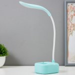 Лампа настольная 16052/1 14хLED 4Вт АКБ USB МИКС  8х10х40 см