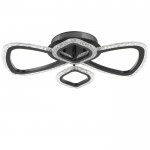 Люстра с ПДУ 71101/4BK LED 80Вт 3000-6000К диммер черный 56х46х7 см