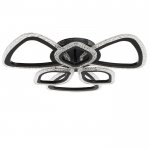 Люстра с ПДУ 71101/6BK LED 120Вт 3000-6000К диммер черный 60х60х10 см