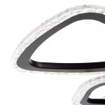 Люстра с ПДУ 71101/6BK LED 120Вт 3000-6000К диммер черный 60х60х10 см