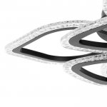 Люстра с ПДУ 71102/8BK LED 160Вт 3000-6000К диммер черный 67х67х10 см