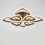 Люстра с ПДУ 71102/8BK LED 160Вт 3000-6000К диммер черный 67х67х10 см