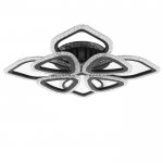 Люстра с ПДУ 71102/8BK LED 160Вт 3000-6000К диммер черный 67х67х10 см