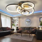 Люстра с ПДУ 71104/4BK LED 142Вт 3000-6000К диммер черный