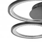 Люстра с ПДУ 71104F/4BK LED 152Вт 3000-6000К диммер черный