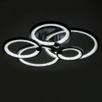 Люстра с ПДУ 71104/5BK LED 174Вт 3000-6000К диммер черный