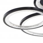 Люстра с ПДУ 71104/5BK LED 174Вт 3000-6000К диммер черный