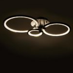 Люстра с ПДУ 71104/3BK LED 110Вт 3000-6000К диммер черный