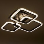 Люстра с ПДУ 71105/3BK LED 96Вт 3000-6000К диммер черный