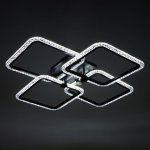 Люстра с ПДУ 71105/4BK LED 160Вт 3000-6000К диммер черный