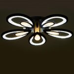 Люстра с ПДУ 71106/5BK LED 160Вт 3000-6000К диммер черный 62х62х10 см