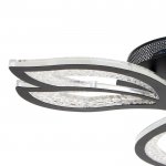 Люстра с ПДУ 71107/3BK LED 78Вт 3000-6000К диммер черный 60х60х10 см