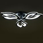 Люстра с ПДУ 71107/3BK LED 78Вт 3000-6000К диммер черный 60х60х10 см