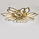 Люстра с ПДУ 71108/12BK LED 312Вт 3000-6000К диммер черный 82х82х13 см