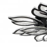 Люстра с ПДУ 71108/12BK LED 312Вт 3000-6000К диммер черный 82х82х13 см