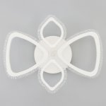 Люстра с ПДУ 71101/4WT LED 80Вт 3000-6000К диммер белый 56х46х7 см