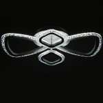 Люстра с ПДУ 71101/4WT LED 80Вт 3000-6000К диммер белый 56х46х7 см