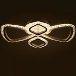 Люстра с ПДУ 71101/4WT LED 80Вт 3000-6000К диммер белый 56х46х7 см