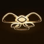 Люстра с ПДУ 71101/6WT LED 120Вт 3000-6000К диммер белый 60х60х10 см