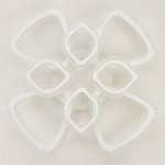 Люстра с ПДУ 71101/8WT LED 160Вт 3000-6000К диммер белый 65х65х10 см