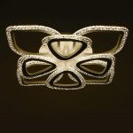 Люстра с ПДУ 71102/8WT LED 160Вт 3000-6000К диммер белый 67х67х10 см