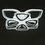 Люстра с ПДУ 71102/8WT LED 160Вт 3000-6000К диммер белый 67х67х10 см