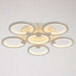 Люстра с ПДУ 71103/6WT LED 132Вт 3000-6000К диммер белый 51х51х10 см