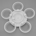 Люстра с ПДУ 71103/6WT LED 132Вт 3000-6000К диммер белый 51х51х10 см