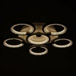 Люстра с ПДУ 71103/6WT LED 132Вт 3000-6000К диммер белый 51х51х10 см