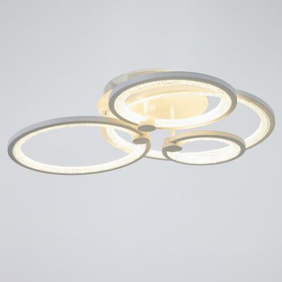 Люстра с ПДУ 71104/4WT LED 142Вт 3000-6000К диммер белый 71х71х13 см