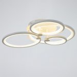 Люстра с ПДУ 71104/4WT LED 142Вт 3000-6000К диммер белый 71х71х13 см