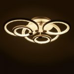 Люстра с ПДУ 71104/5WT LED 164Вт 3000-6000К диммер белый