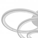 Люстра с ПДУ 71104/5WT LED 174Вт 3000-6000К диммер белый 67х67х13 см