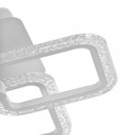 Люстра с ПДУ 71105/3WT LED 96Вт 3000-6000К диммер белый